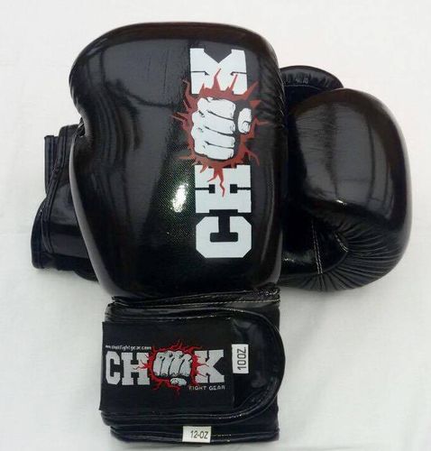 CHOK Boxhandschuhe aus Kunstleder in Vadar Optik, schwarz