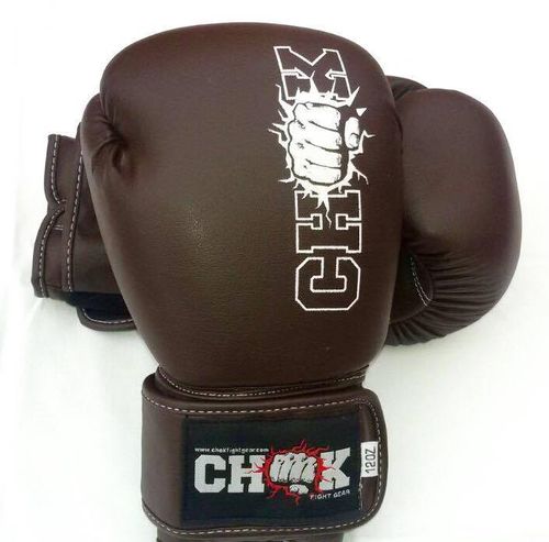 CHOK Boxhandschuhe aus Kunstleder in DX Material, braun